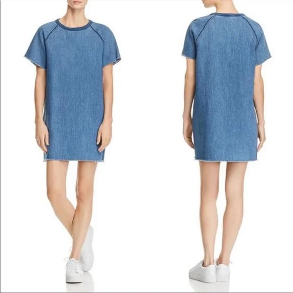 white christmas dresses Rag & Bone Denim Dress – Loja Watsons Bay main image 0